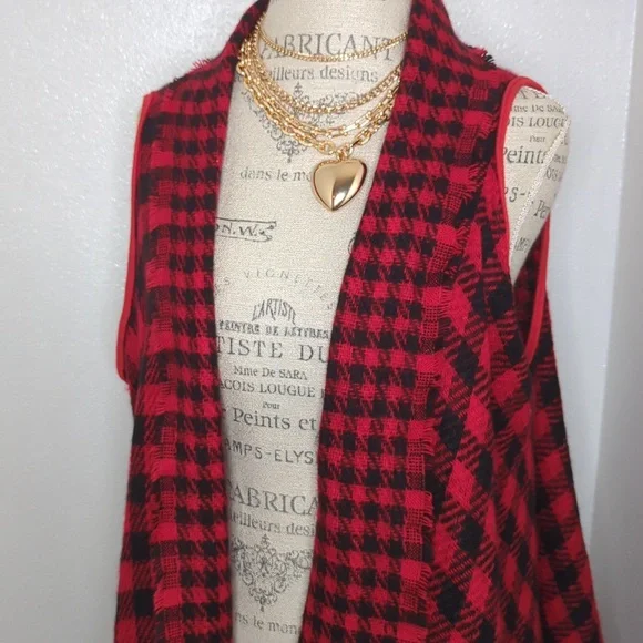 Reversable Buffalo Plaid Vest size l - Picture 2 of 7